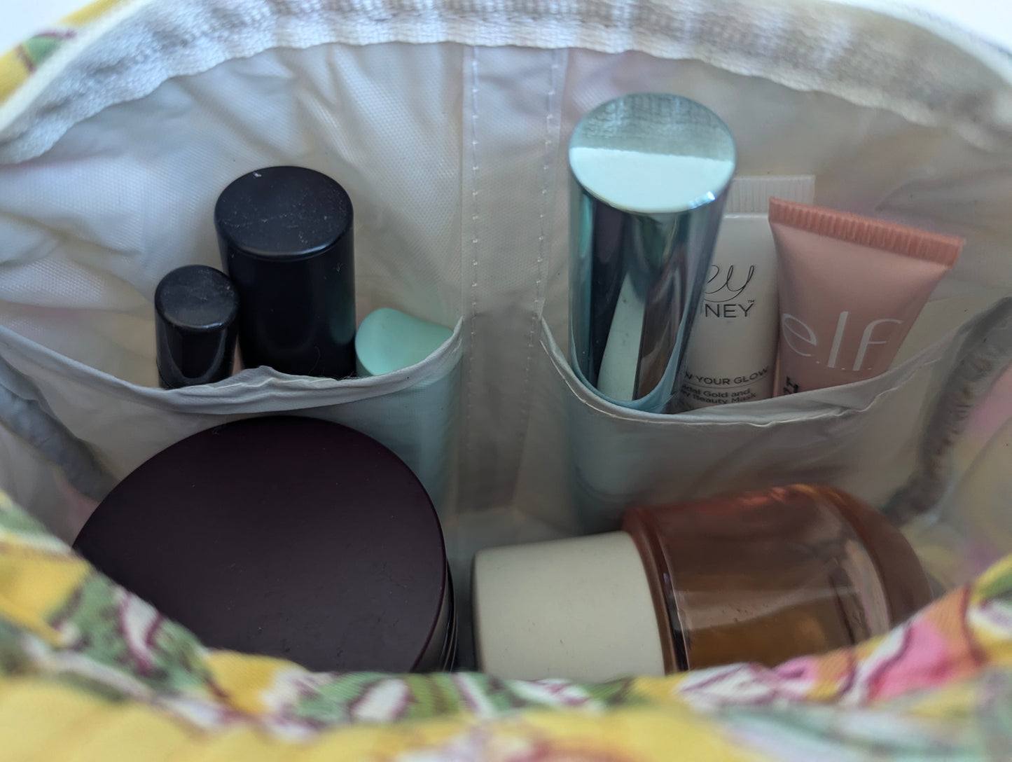 Pink and Green Vanity pouch