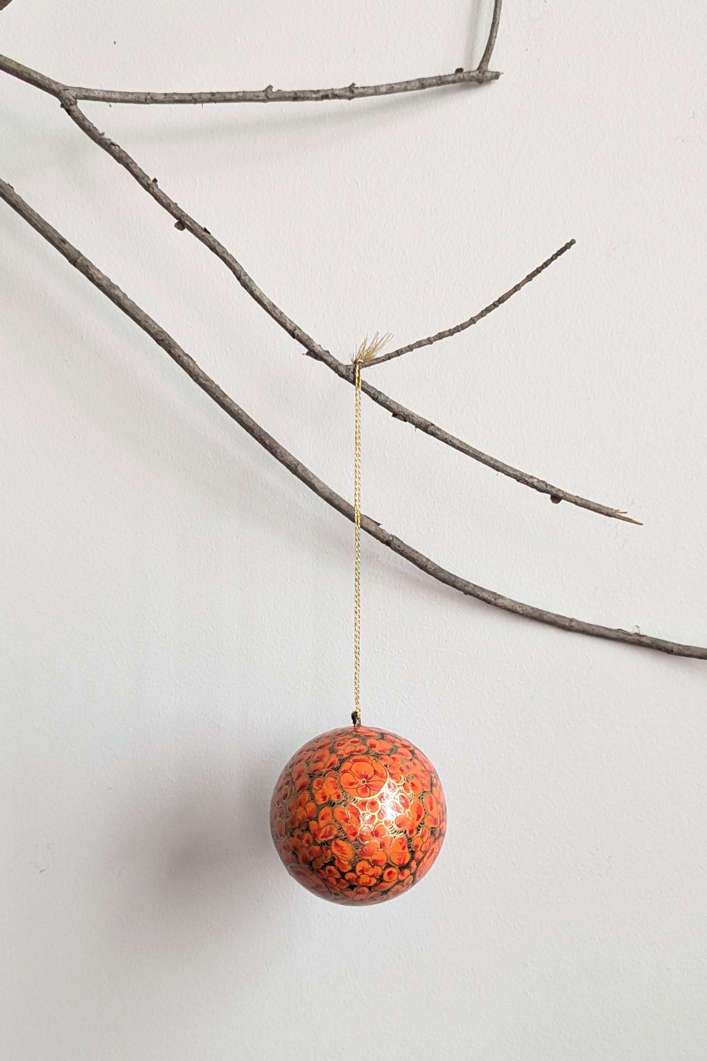 Hand painted Christmas Ornaments I (Set of 2)
